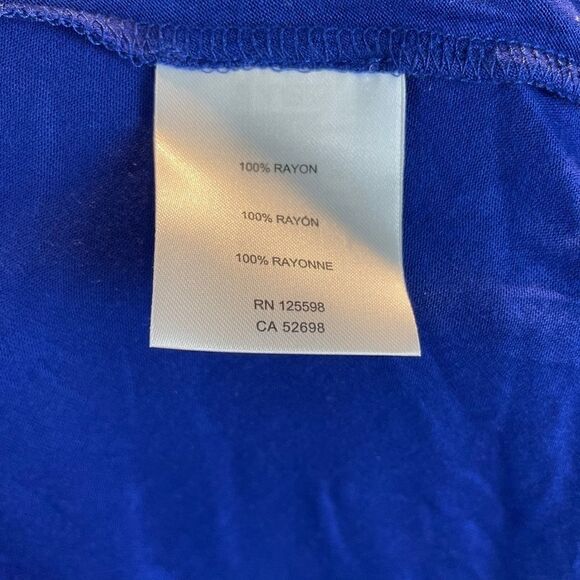 NWT Ellen Tracy Blue Blouse Top Size M - Picture 8 of 8